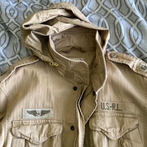 Ralph Lauren Army Jacket in Tonal Tan